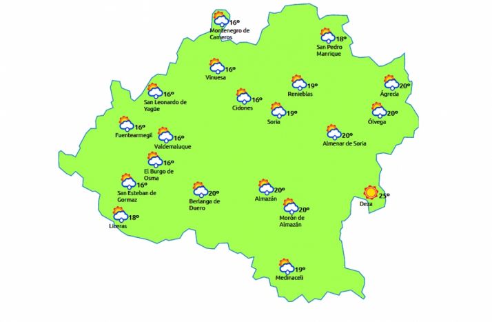 Pronóstico para este miércoles./eltiempo.es