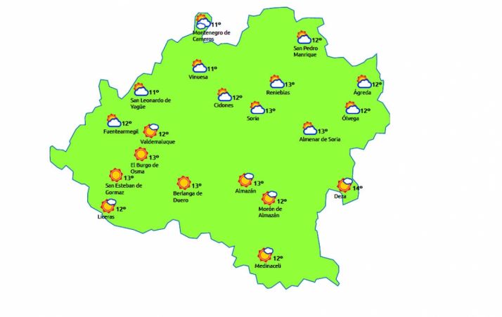 Previsión para este 1 de mayo./eltiempo.es