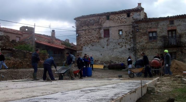Una imagen de estos días en Sarnago. /AAS