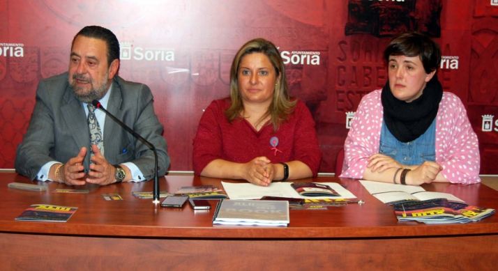 Fernando Ibáñez, Esther Pérez y Ana Alegre este miércoles. /AS