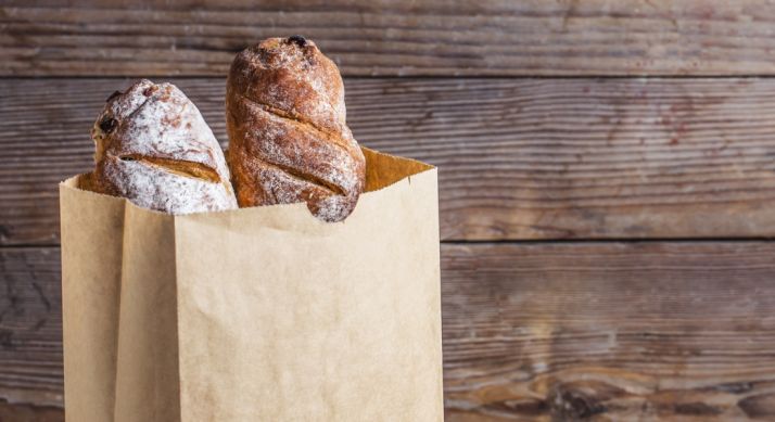 Pan elaborado artesanalmente.