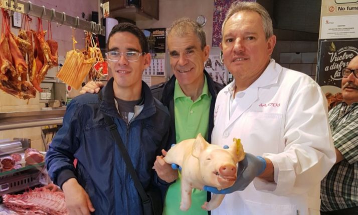 Una de las cochinillas entregadas.