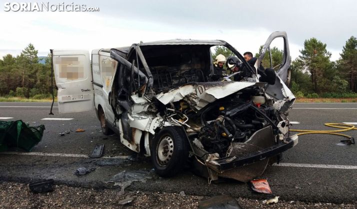 Imagen del vehículo siniestrado./SN