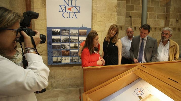 Imagen de la apertura de la muestra este viernes. /SN