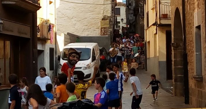 Ambiente esta tarde en Ágreda.