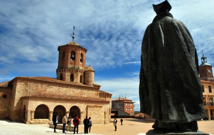 La plaza Mayor adnamantina./SN