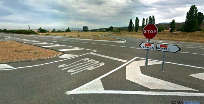 La C-101 a su paso por Ólvega. /SN