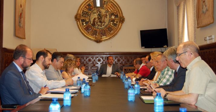 El Consejo Económico y Social este lunes en el Palacio Provincial. 