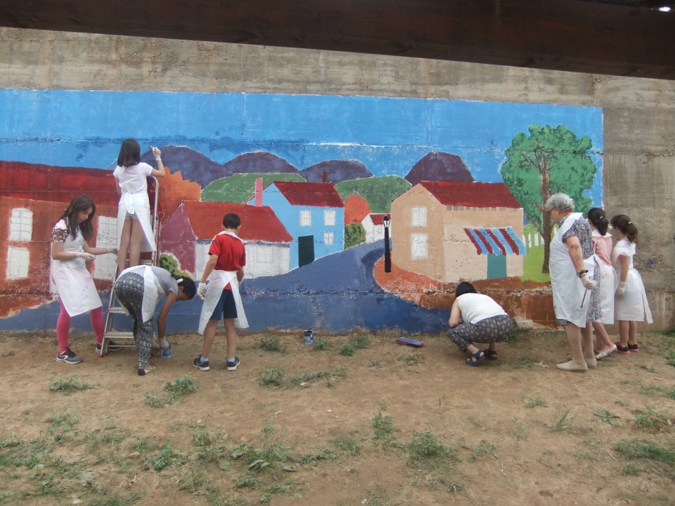 Jornada de convivencia intergeneracional entre la residencia geriátrica y el colegio de Ágreda