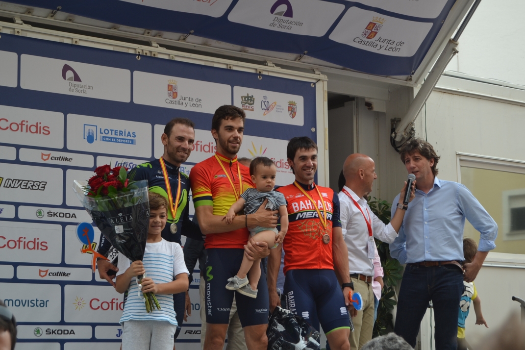 Fotos: Así ha celebrado Jesús Herrada su victoria en Soria