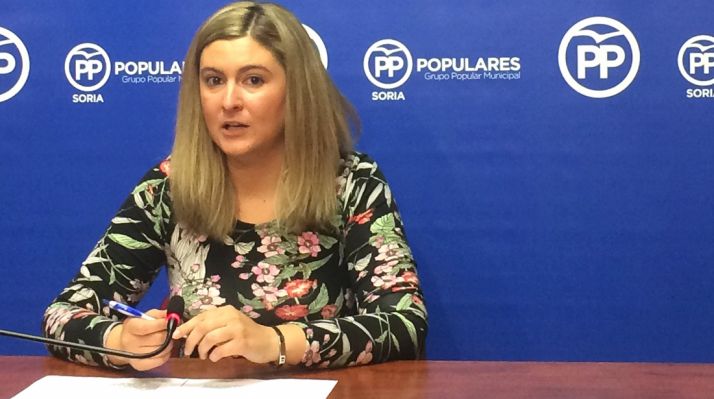 Eva García, del PP en el Ayuntamiento./