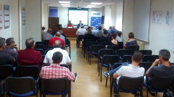 Jornada informativa sobre el cártel este miércoles./FOES