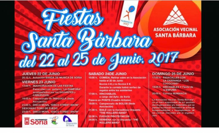 El programa de actividades.