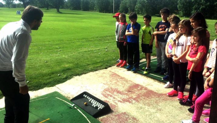 Los escolares en el campo.