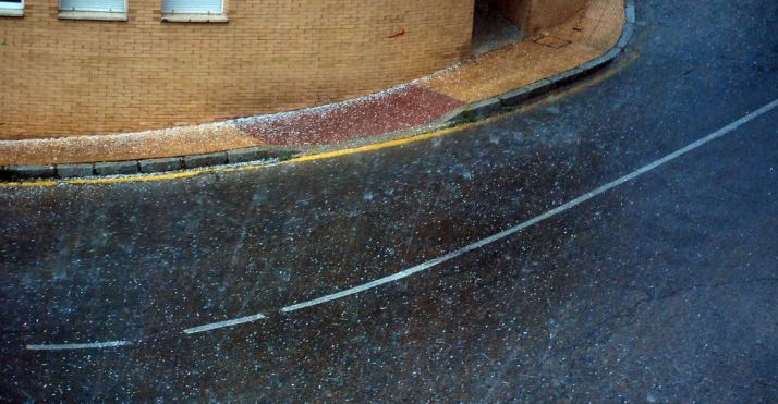 Imagen de la granizada./SN