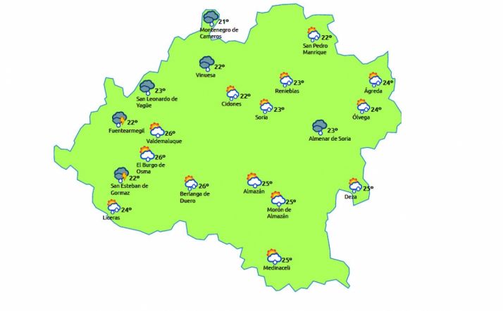 Previsión para este 2 de junio./eltiempo.es