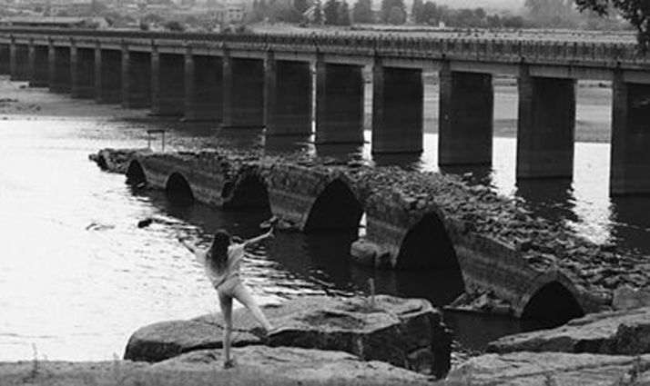 Imagen del embalse este junio. /Sara Roncal