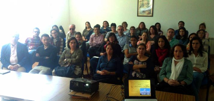 Los docentes en el encuentro./DOS