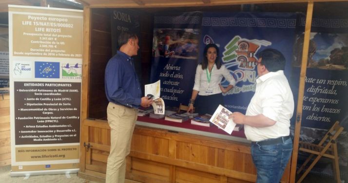 Uno de los stands de la Diputación.