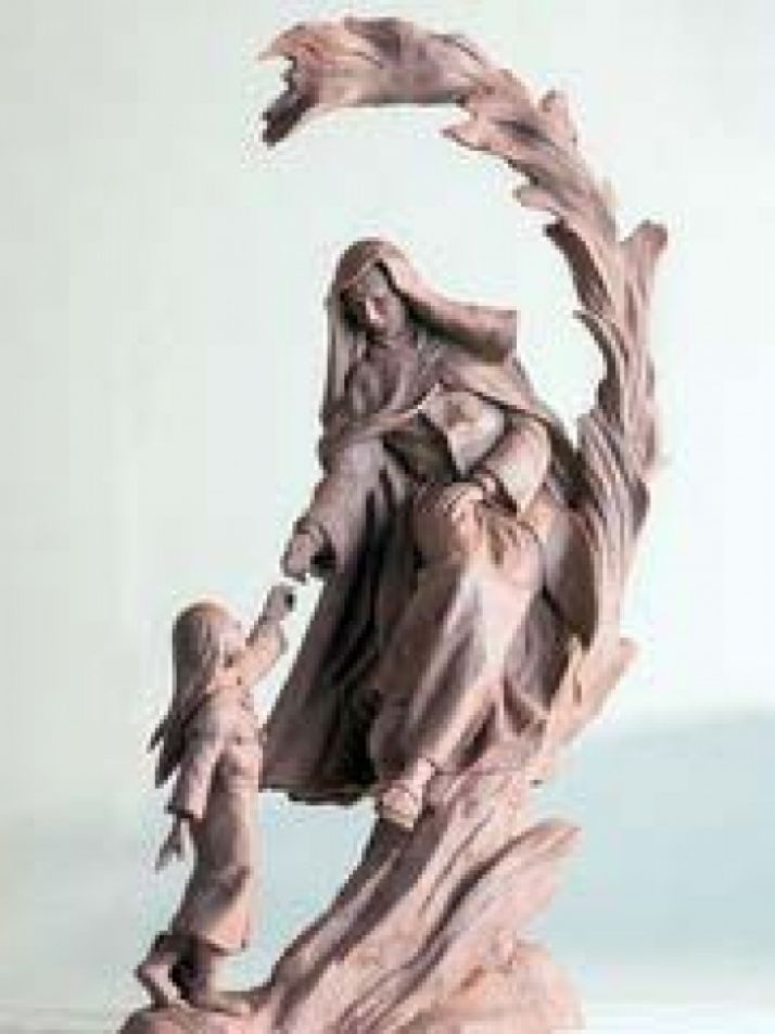 Boceto de la estatua./ST