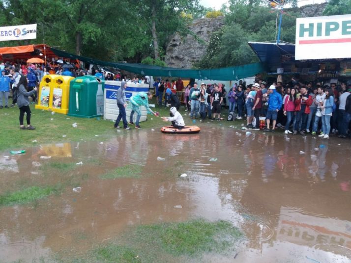 Tormenta en Cañada Honda.