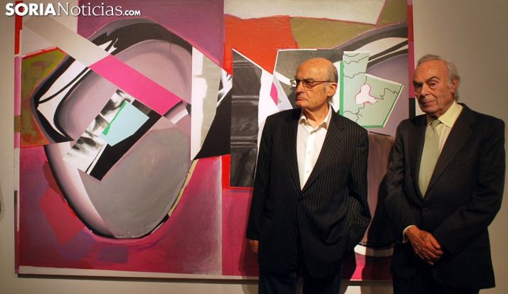 Gordillo (izda.) con Don Carlos Zurita, Duque de Soria./SN