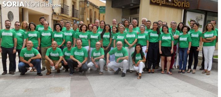 Foto de familia este miércoles./SN