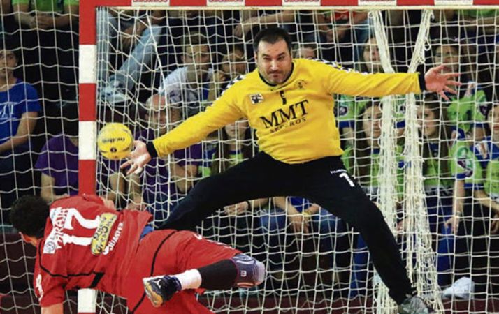 Miranda, en un partido.