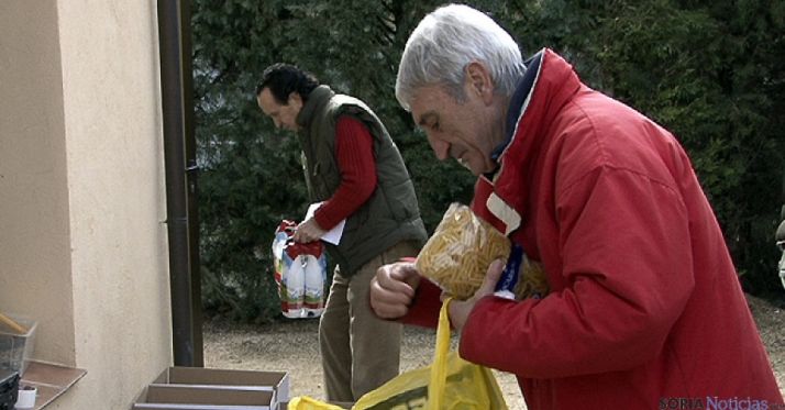 Volunarios del Banco de Alimentos de Soria.