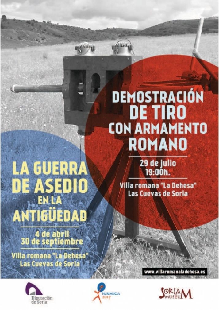 Demostración de tiro con las armas del asedio al Numancia