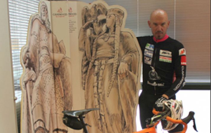 De Vicente, antes de arrancar./CdC