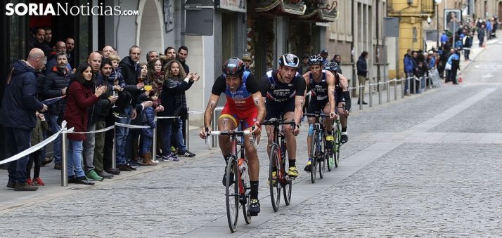 Imagen del Europeo de duatlón, a finales de abril en la capital./SN
