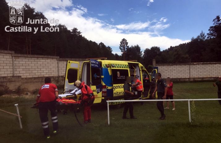 El operativo de evacuación./Jta.