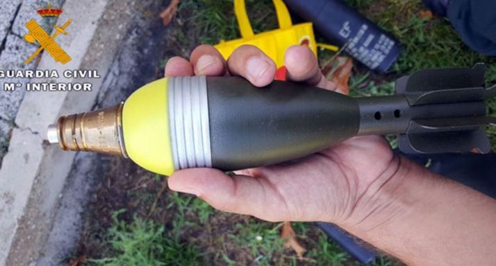 Uno de los artefactos encontrados./GC