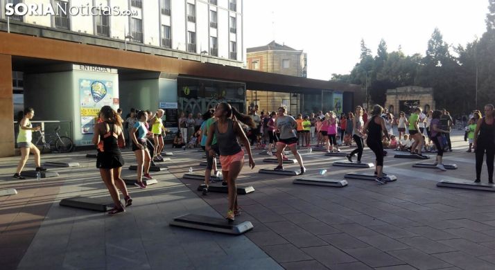 Imagen de la plaza este miércoles.