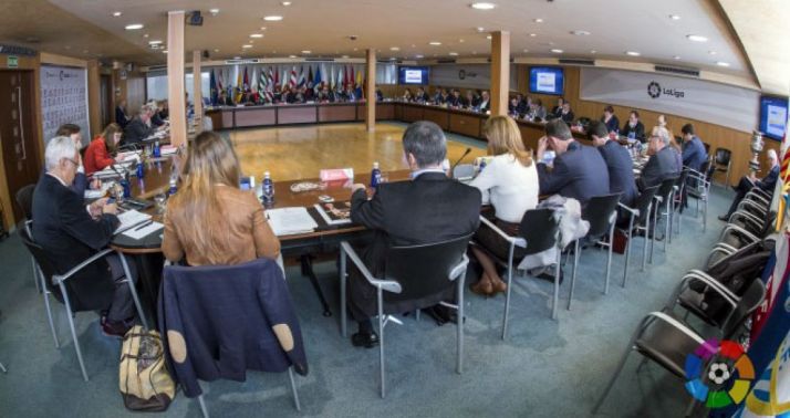 Reunión de responsables de LaLiga./LFP