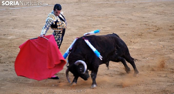 Manzanares torenado de muleta este Domingo de Calderas. /SN
