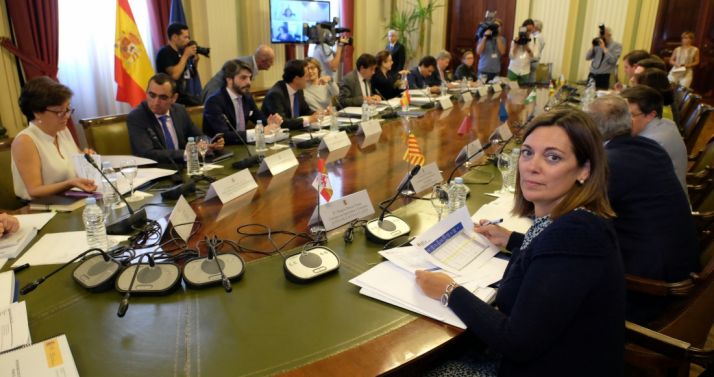 La consejera Milagros Marcos este lunes en la Sectorial./Jta.