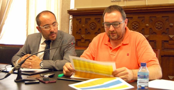 Luis Rey (izda.) y Pedro Casas.