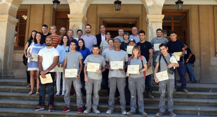 Los participantes en los talleres con responsables de las administraciones./Jta.