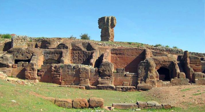 Imagen del yacimiento de Tiermes. 