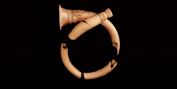 Una de las piezas de la muestra en el museo./Jta.