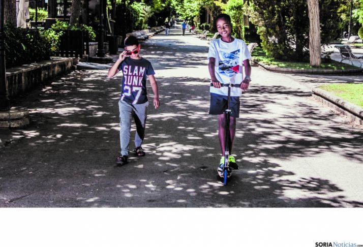 Niños saharauis en Soria. / SN
