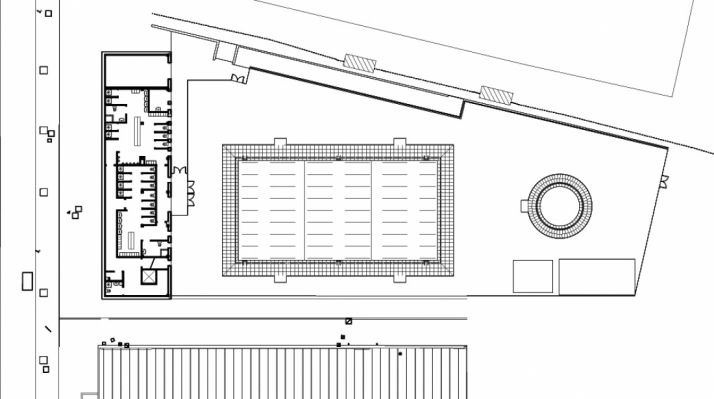 Plano del proyecto de las piscinas./AG