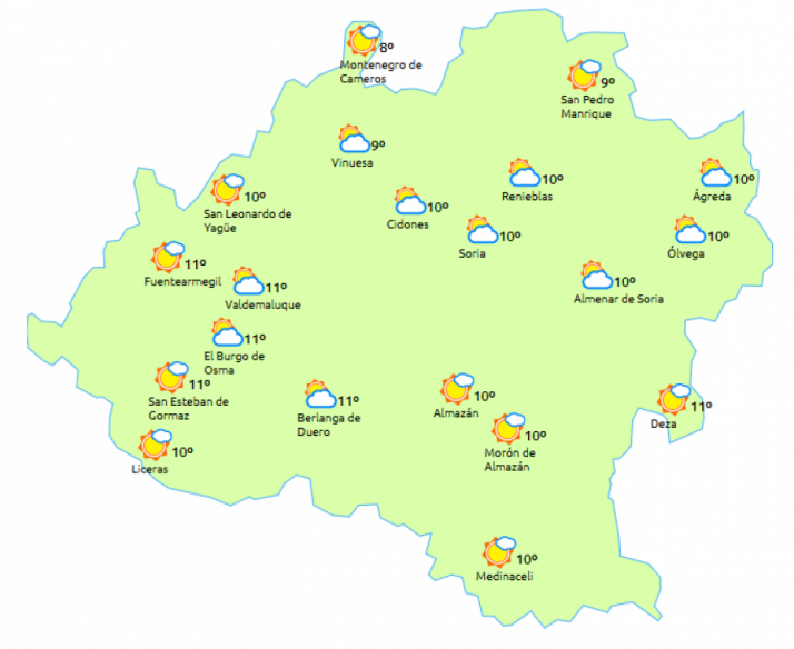 Suben las máximas en la provincia./ eltiempo.es