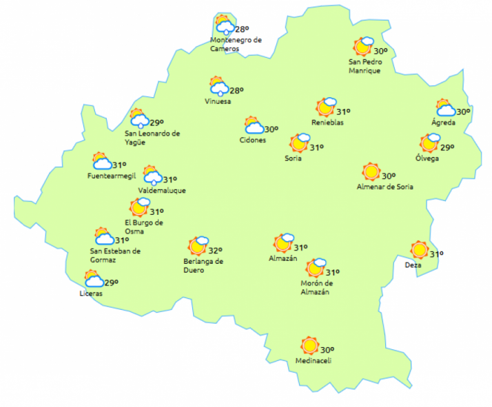 Suben las máximas. / eltiempo.es
