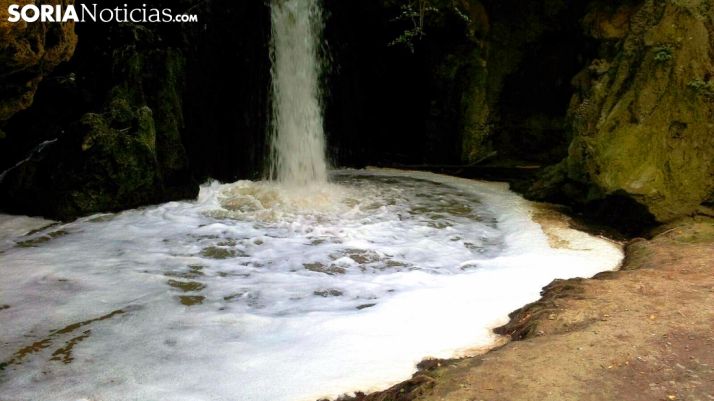 Estado de la Cascada de las Truchas, en el Cañón del Val./SN
