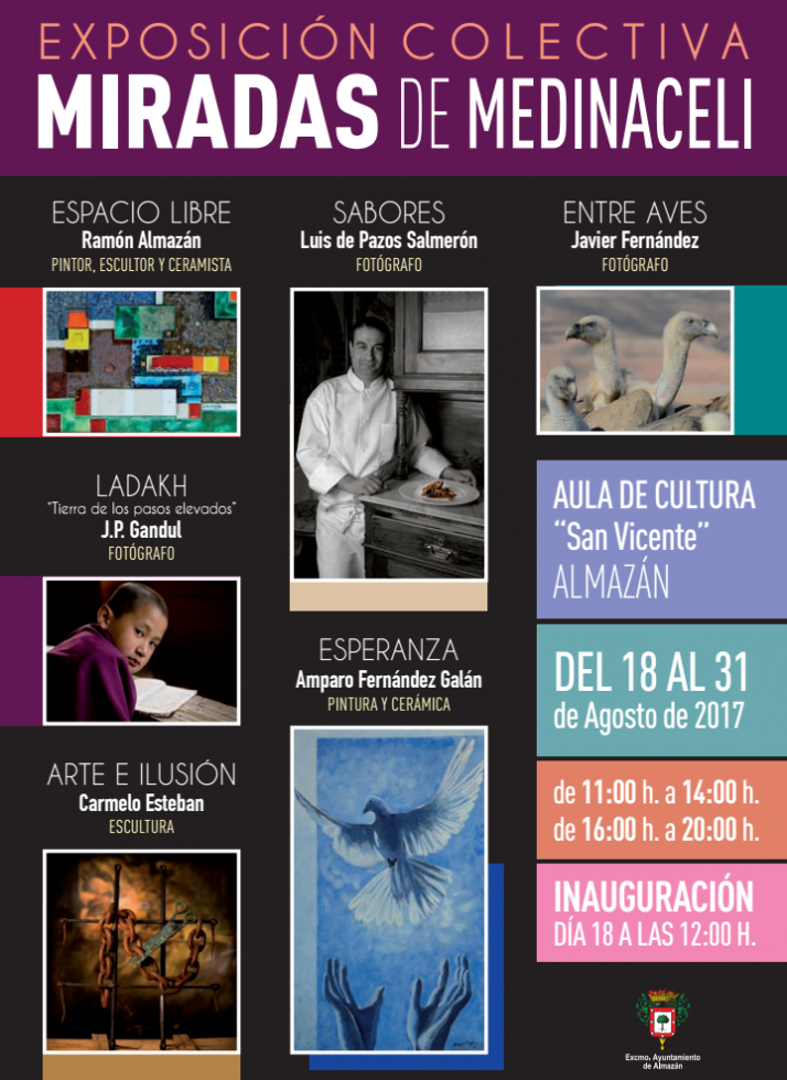 La exposición Miradas de Medinaceli puede visitarse hasta el 31 de agosto en la localidad