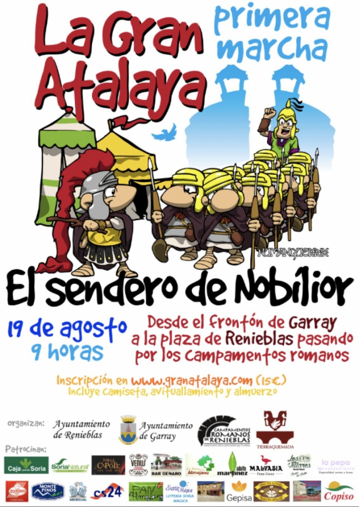 Marcha por los campamentos romanos que sitiaron Numancia