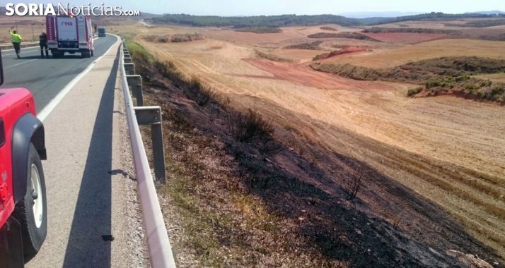 Imagen el lugar del incendio./SN